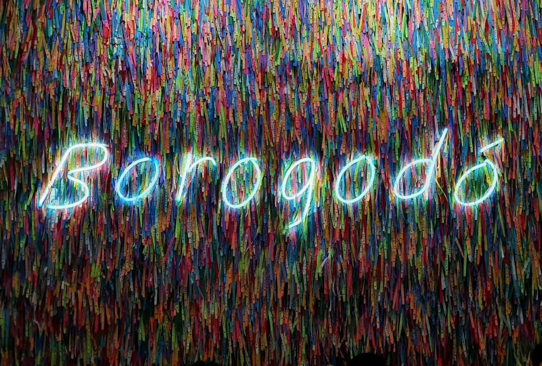 A television screen with the word sanago written on it