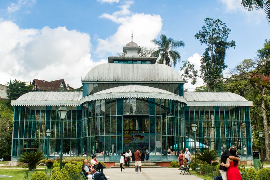 Captured at Rio's Crystal Palace, a symbol of historical elegance and architectural beauty